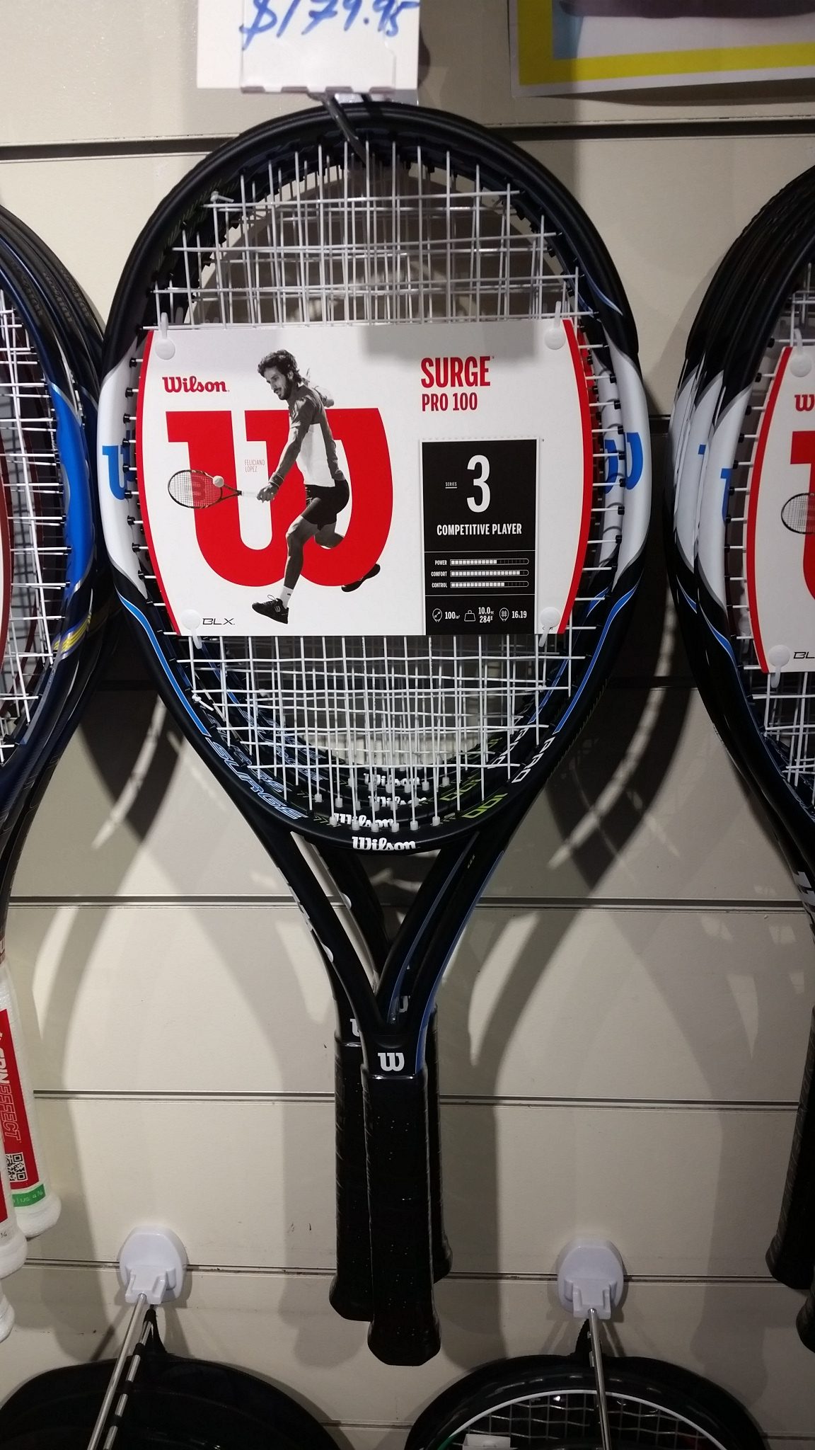Wilson Surge Pro Tennis Racquet Tennis shoes Tennis clothing