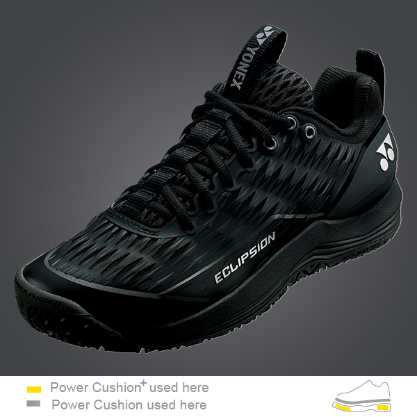 Yonex Power Cushion Eclipsion 3 AC Black/Silver Men's Tennis Shoes 